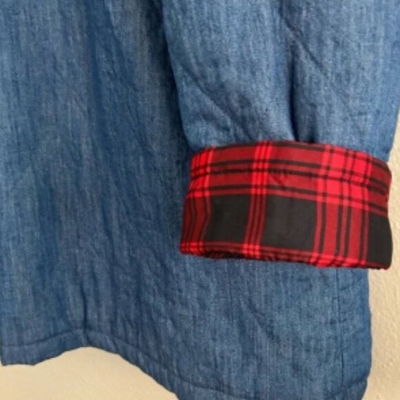 Warm denim and flannel lined jacket. - Picture 2 of 6